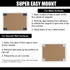 Magnetic Dry Erase Board for School Locker, 8.5" x 11", White-framed with Marker and 2 Magnets - Small Whiteboard for School, Home, Office, Travel...