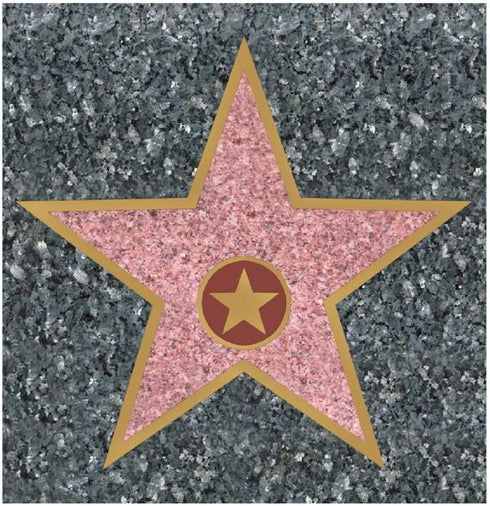 Beistle Walk of Fame Star Peel-N-Place Decoration...