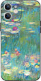 Retro Floral Phone Case for iphone 11, Water Lilies by Monet Green Landscape Aesthetic Art iphone Case, Shockproof Protection...