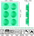 3Pcs Oreo Cookie Chocolate Silicone Mold, 6-Cavity Round Cylinder Oreo Chocolate Cover Molds for Candy, Silicone Baking Molds for Mini Cakes, Jell...