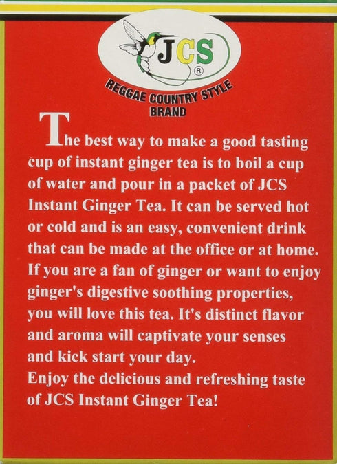 1 X JCS Instant Ginger Tea - Product of Thailand (18G. 11 PACKS)...