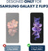 ArmorSuit (2 Pack MilitaryShield Anti-Glare Screen Protector Designed for Samsung Galaxy Z Flip 3 5G (2021) Case Friendly Matte Film...