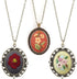 MWOOT 3 Pack Pendant Embroidery Starter Kit for Beginners, Retro Necklace Series Cross Stitch Tools for Necklace & Earrings & Hand Sewing Jewelry ...
