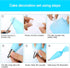 34Pcs Piping Bags and Tips Set, Bake Cake Decorating Kit with 24 Stainless Steel Tips, 2 Reusable Silicone Pastry Bags, 3 Icing Smoother, 2 Couple...