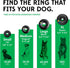 Goughnuts - Rubber Dog Chew Toy Med .75, Green, Ring...