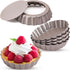 Webake 4 Inch Mini Tart Pan Set of 6, Non-Stick Small Tart Mold Quiche Pans with Removable Bottom Mini Tart Tins...