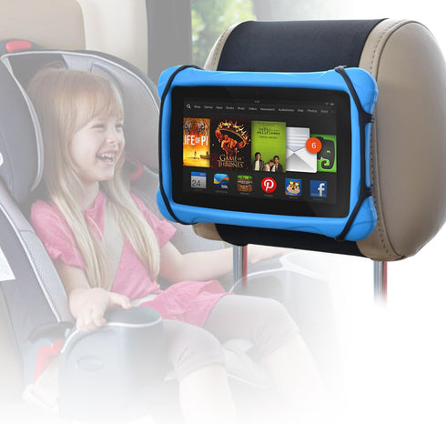 Car Headrest Holder Car Headrest Mount Silicon Holder for 7-10 Inch Fire Tablets...