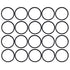 876-174 876174 Piston O-Ring Compatible with Hitachi NV45 NV45AA NV45AB NV45AB2 Replacement Kit Suitable for 878-156, NT65 NT65M2 NR90AD NR90 N380...
