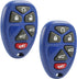 Key Fob Keyless Entry Remote fits 2007-2014 Chevy Tahoe Suburban / Cadillac Escalade / GMC Yukon (Blue), Set of 2...