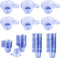 400Pcs 40ml Epoxy Resin Mixing Cups,Disposable Plastic Glue Dispensing Cup,Clear Resin Mixing Stirring Cup,Jewelry Making Tools,Craft Accessories ...