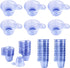 400Pcs 40ml Epoxy Resin Mixing Cups,Disposable Plastic Glue Dispensing Cup,Clear Resin Mixing Stirring Cup,Jewelry Making Tools,Craft Accessories ...