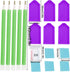 36PCS Diamond art Accessories Tools Kits Diamond Trays Diamond Painting Accessories for Adults to Make Diamond Art Storage Supplies Craft Glue Zip...