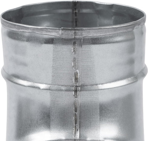 3" Inch 45? Degree Galvanized Steel Duct Elbow - Pressed Industrial Connector Bend - Ventilation Pipe Fitting - Dryer, Exhaust, Extractor Hood Air...