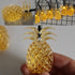 SNOMYRS Solar String Lights Outdoor 13Ft 20 LED Solar Pineapple String Lights with 8 Lighting Modes Fairy Lights for Garden Yard Lawn Patio Party ...