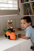 Animal Adventure | Peter Rabbit and Flopsy | Collectible 11" Singing Plush Peter Rabbit Driving a Carrot Car...