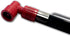 Counteract MKPG-D Analog Tire Air Pressure Gauge for Motorcycle and ATV Tires, 5-50psi, Red 90 Degree Head, Black Anodized Body, Durable Metal Con...