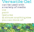 Gel Press Monoprinting Print Plate - 5” X 7” Gel Plate - Printmaking Supplies - Reusable Gel Printing Plate for Press Art for Card Making, Scrapbo...