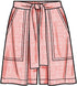 Simplicity Misses Skort and Pull-On Skirt Sewing Pattern Kit, Code S9335, Sizes 6-8-10-12-14, Multicolor...