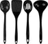 Calypso Basics by Reston Lloyd Melamine Utensil Set, Black, 4pc...