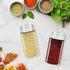 Segarty Spice Jar with Shaker Lids, 3 Pack 4 oz Glass Spice Jars with Adjustable Pour Large Holes, Empty Storage Seasoning Containers Spices Bottl...