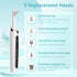 Tooth Polisher with 5 Replacement Heads and Clean Mode, Tooth Polisher Electric Professional USB Charging, IPX6 Waterproof for Adults & Kids White...
