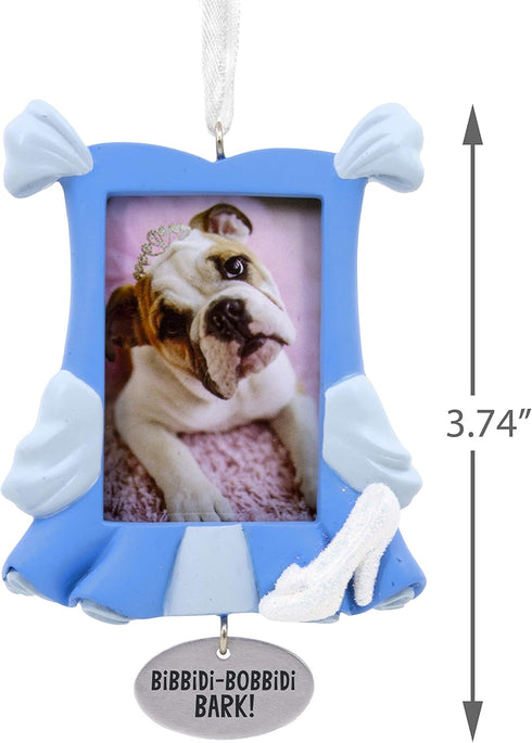 Hallmark Christmas Ornaments, Disney Cinderella Dog Picture Frame Ornament, Cinderella Dog Frame (2HCM5407)...