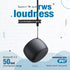 Portable Bluetooth Speaker Wireless, Loud Bluetooth Speaker, 15 Hours of Continuous Play, with TF Card Slot, Built-in Mic (Large-Round, Green)...