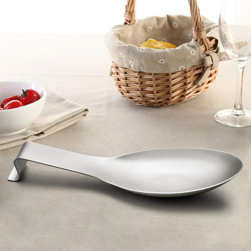 LIANYU Stainless Steel Spoon Rest, Spatula Ladle Holder, Heavy Duty, Dishwasher Safe...