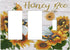 Rustic Wooden Sunflower Bee Oil Painting 3-Gang WallPlate Decorative Combination Single Toggle/Double Decorator Rocker Outlet Wall Switchplate Ele...