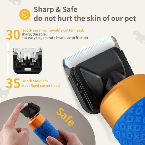 CGOLDENWALL 1 Pc Dog Grooming Replacement Blade 200W Dog Hair Clipper for Grooming Pet Clipper...