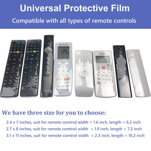 Morepack Remote Control Shrink Wrap Bags,2.7x8 Inches 100Pcs Remote Control Cover Protector,Dustproof and Waterproof...