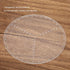 7.87" Round Center Finder Compass Transparent Acrylic Wood Turning Tool Lathe Parts Accessories for Locating Center Woodworking Measure...