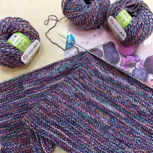 YarnArt Jeans Tropical Yarn - Variegated Fine Yarn 1 Skein/Ball 50 gr 174 yds Cotton Yarn Knitting Yarn Soft Yarn, Amigurumi, Crocheting, Turkish ...