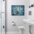 Farmhouse Navy Blue Daisy Flower Decor Wall Art Rustic Floral Butterfly Today I Choose Joy Pictures Wall Decor Canvas Painting Prints Artwork Deco...