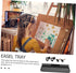 Accessories Multi-use Easel Plate Easel Tray Attachment Easel Rack Replacement Tray Detachable Easel Tray Easel Serving Tray Multi-use Plates Ligh...