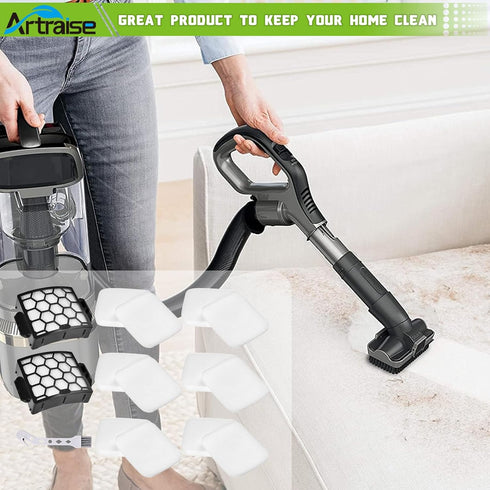 Artraise UV850 UV900 Replacement Filters for Shark Duoclean Lift Away Navigator Upright Vacuum Cleaner, 2 HEPA + 6 Foam + 6 Felt Filters Set, Comp...