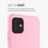 kwmobile Case Compatible with Apple iPhone 11 Case - TPU Silicone Phone Cover with Soft Finish - Light Pink...