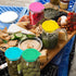 Sophico Silicone Fermenting Lids, Waterless Airlock Fermentation Tops Mason Jar Lid Fermenter Caps for Pickles, Kimchi, and Fermented Probiotic Fo...