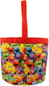 Sesame Street Elmo Boys Girls Collapsible Nylon Gift Basket Bucket Tote Bag...