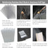 106pcs Plastic Welding Rods ABS PP PU PE PA PC TPO 7 Types of Plastic Welder Rods for Car Bumper Kayak Repair Kit with Reinforcing Stainless Steel...