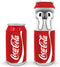 Gabba Goods Coca-Cola Can Shape Charging Case Wireless Bluetooth Earbuds with Voice Assistant Compatible, Built-In Mic, 9H Playtime, HD Stereo Sou...