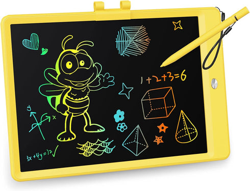 KOKODI LCD Writing Tablet, 10 Inch Colorful Toddler Doodle Board Drawing Tablet, Erasable Reusable Electronic Drawing Pads, Educational and Learni...