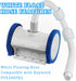 Universal Cleaner White Floating Hose Compatible with Hayward PVX280PK2 for Pool Cleaner 2-Wheel 4-Wheel Pool Cleaner Parts 896584000-280 White 2 ...