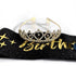 Birthday Bitch' Sash, Crown Tiara & Party Supplies Kit - Black Glitter Sash, Women's Birthday Gifts...