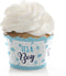 Big Dot of Happiness It's a Boy - Blue Baby Shower Decorations - Cupcake Wrappers - Set of 12...