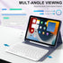 JKSML 10.9 Inch Case for iPad Air 5th/4th Generation 2022/2020 with Magnetic Detachable Bluetooth Keyboard and Pencil Holder, Auto Wake/Sleep Smar...