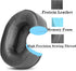 1 Pair Ear Pads Cushion Pillow Compatible with Pioneer SE-MS7BT MS9BN MS5T Headsets Replacement Earmuffs Cups (Leather)...