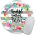 Whimsical Quote Mousepad Thankful Grateful - Mousepad Mat Personalized Quote Office Decor Desk Accessories mousepad Rubber...