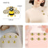 6 Pack Cute Funny Rhinestone Bee Brooches Pin Set Fashion Enamel Crystal Animal Insect Themed Bags Backpacks Jackets Hat Lapel Brooch for Women Go...