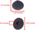 ECS Replacement Cone Shape Ear Cushions for E62 Transcription Headsets and Olympus E61, Includes 3 Pairs...